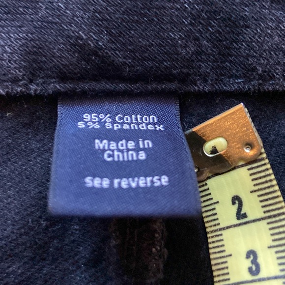 Vintage J.crew denim pixie in washed out black with double zip size 4 - Picture 6 of 10